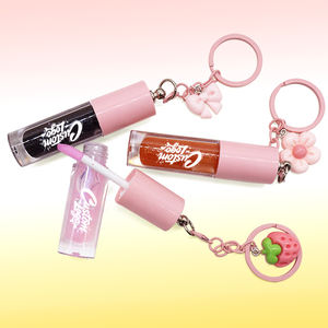 Vente en gros <span class=keywords><strong>de</strong></span> <span class=keywords><strong>gloss</strong></span> à lèvres hydratant végétalien, personnalisable avec logo, <span class=keywords><strong>gloss</strong></span> à lèvres avec porte-clés, <span class=keywords><strong>gloss</strong></span> à lèvres en marque privée avec porte-clés - Product Image 6
