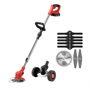 Désherbeur électrique sans fil compact et peu encombrant <span class=keywords><strong>à</strong></span> <span class=keywords><strong>batterie</strong></span> lithium-ion pour jardin et travaux extérieurs – Tondeuse <span class=keywords><strong>à</strong></span> herbe - Product Image 1