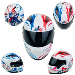 Casco de juguete personalizable no eléctrico, modelo locomotora, colgante de motocicleta, coche, muñeca, <span class=keywords><strong>Venom</strong></span>, oso pequeño fijo, mini casco - Product Image 6
