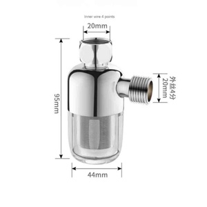 <b>Bathroom</b> <b>Accessories</b> High Quality ABS Bath Water Filter Universal Shower Purifier Anti-scaling Universal Faucet Filters - Product Image 2