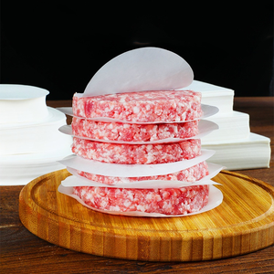 Papier sulfurisé antiadhésif pour galettes <span class=keywords><strong>de</strong></span> hamburger, 500 pièces, 5,5"x5,5", pour la séparation des galettes, la presse à hamburgers et la congélation du bœuf haché - Product Image 4