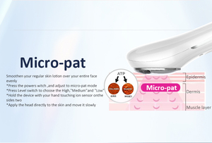 Có thể điều chỉnh 3 cấp Microcurrent cầm tay massage mặt thiết bị da thắt chặt tính năng - Product Image 4