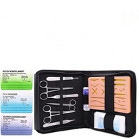 Kit d'équipement de formation de suture chirurgicale 6 ensembles d'outils Kit d'équipement de formation de suture de commerce extérieur en silicone pour la pratique chirurgicale