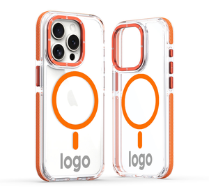 Coque de téléphone magnétique antichoc robuste transparente en PC, TPU, <span class=keywords><strong>TPE</strong></span>, anti-jaunissement, pour 17 Pro Max – Nouveauté 2026, Vente Flash - Product Image 1
