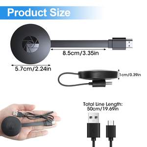 <span class=keywords><strong>Miracast</strong></span> hdmitv Stick DLNA AirPlay WiFi ตัวรับสัญญาณดองเกิล1080P การสตรีมมิ่งสื่อ - Product Image 2