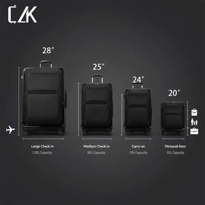 Frente de Abertura Resistente À Água Oxford Tecido + PC Profundo Compartimento Principal 20/24/25/28/29 Polegada Camada de Expansão Bagagem - Product Image 2