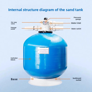 Système <span class=keywords><strong>de</strong></span> filtration <span class=keywords><strong>de</strong></span> l'<span class=keywords><strong>eau</strong></span> par réservoir <span class=keywords><strong>de</strong></span> <span class=keywords><strong>sable</strong></span> <span class=keywords><strong>de</strong></span> quartz avec circulation, 8000 L/heure, 220V, pompe à <span class=keywords><strong>eau</strong></span> intégrée, équipement pour poissons, garantie 1 an - Product Image 2