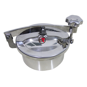 Couvercle <span class=keywords><strong>de</strong></span> trou d'homme sanitaire en acier inoxydable ouverture rapide atmosphérique trou d'homme sans pression - Product Image 1