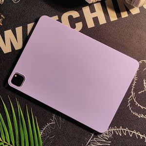 Suitable for iPad Pro <b>11</b>-inch (2022/21/20) Tablet Case, Silicone Solid Color Soft Full-Cover Shockproof Protection Case - Product Image 4