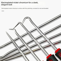 Extracteur de joint d'étanchéité à crochet - Mini-outil en acier au carbone pour réparation automobile - Lot de 4 pour achat en gros ou à l'unité