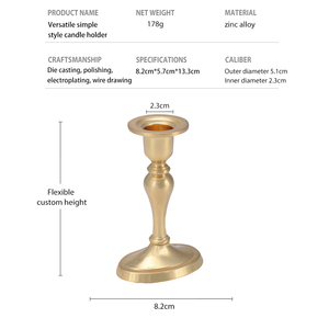 Vente <span class=keywords><strong>en</strong></span> gros d'usine, porte-bougie <span class=keywords><strong>en</strong></span> métal vintage, multicolores, pour table, décoration de mariage et de la maison - Product Image 2