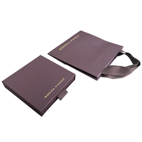Boîte cadeau en papier pour bijoux, écologique, avec logo personnalisé en relief, recyclable, faite à la main, pliable, rigide, pour collier, bracelet, bagues