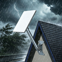 Starlink Gen 3 Wall Mount Multi Angle Adjustable 1.65mm Extra Thick Weatherproof Metal Bracket Outdoor Home Installation
