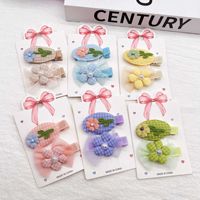 YANE dernier ensemble d'épingles à cheveux pour enfants belle fleur et conception de pince sans trace sans pinces à cheveux