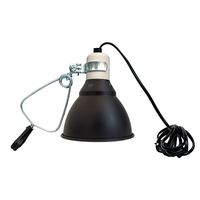 Lampe de terrarium en gros pour reptiles : Dôme de chauffage réglable avec réflecteur en aluminium et support à pince, douille céramique pour vivarium