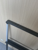 Poignée de chariot extensible de qualité supérieure en fer et aluminium pour accessoires de valise
