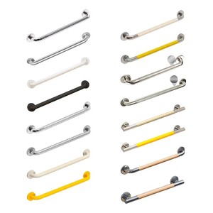 Barres <span class=keywords><strong>d</strong></span>'<span class=keywords><strong>appui</strong></span> de salle de bain murales en acier inoxydable satiné 304, antidérapantes, robustes, 35 cm, antirouille, pour usage hôtelier - Product Image 1