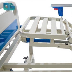 Medizinische Gerätebetten Preise Geräuschlose Rollen Klappbarer Esstisch Infusionsständer Matratze 3-Funktionen Manuelles Pflegebett - Product Image 3