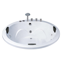Luxe Drop In Baignoire Rectangle Acrylique Salle De Bains Whirlpool Hydro Massage Jaccuzi Spa Jet Tub