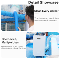 Laveuse-essoreuse entièrement automatique électrique 110V 220V en acier inoxydable pour le nettoyage des piscines à balles et le lavage à sec Ocean