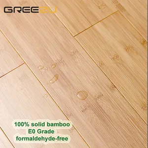 床材タイル竹製耐久性防水水平無垢材屋内炭クリックシステム在庫あり