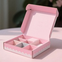 Boîte d'expédition en carton ondulé personnalisable et recyclable, colorée (bleu, vert, rouge, violet), boîte cadeau en carton, boîte en papier pour avion