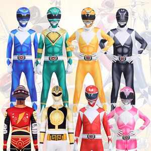 Ecowalson ชุดคอสเพลย์ซามูไรเรน<span class=keywords><strong>เจอร์</strong></span>พาวเวอร์, ชุดจั๊มสูทหน้ากากซูเปอร์ฮีโร่มอร์ฟินยิ่งใหญ่<span class=keywords><strong>ส</strong></span>ำหรับเด็กผู้ใหญ่ - Product Image 1