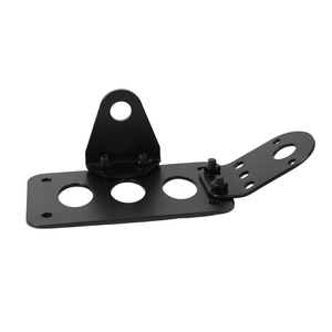 Soporte de Matrícula Lateral de Aluminio de Alta Calidad para Motocicleta, Marco de Luz Trasera para Touring XL <span class=keywords><strong>883</strong></span> <span class=keywords><strong>Chopper</strong></span> HCMOTORKU - Product Image 3