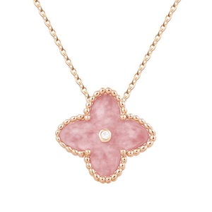 Gargantilla de clavícula de lujo, Collar personalizado de trébol de cuatro hojas, joyería de oro, collar de trébol de cuatro hojas de oro personalizado - Product Image 3