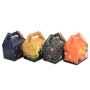 Tùy Chỉnh Halloween Lễ Hội Giấy Hộp Quà Tặng Bao Bì Bánh Mì Bánh Nướng Ngọt Ngào Kẹo Sô Cô La <span class=keywords><strong>Gable</strong></span> Hộp Với Xử Lý - Product Image 4