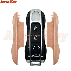 Fundas de Repuesto para Llaves de Alta Calidad en Color Rosa para Porsche con Pegatinas para Crear Marcos de Fotos Artísticos - Product Image 2