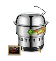 Imichef 2800W Commercial industriel chauffage rapide cuiseur à vapeur électrique marmite cuisson vapeur alimentaire pour une utilisation au restaurant