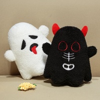 Peluche fantôme, diable, citrouille, chauve-souris pour Halloween, avec rembourrage en coton PP, super douce, 31cm-50cm, cadeau amusant pour enfants