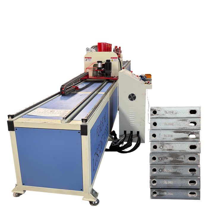 Channel Steel Punching and Cutting Machine, Flat Iron Punching Machine ...