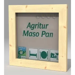 Recyclable Plex <b>Wood</b> <b>Frame</b> sustainable merchandising - Product Image 1