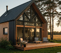 Maisons modulaires à structure en acier moderne, bâtiments de luxe préfabriqués, maisons conteneurs détachables, conception personnalisée, villa, école