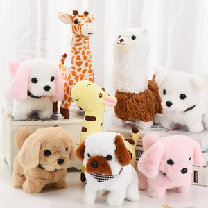 Juguete de Peluche Eléctrico Interactivo con Sonidos y Movimientos: Perro, Gato, Conejo, Pollo, Pato, Capibara - Muñeco de Peluche Simulado de Fábrica - Product Image 1