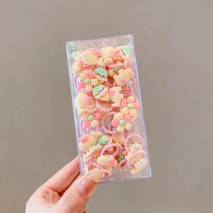 Bricolage en plastique perlé fait à la main pour enfants perles d'intervalle en vrac créatives pour bracelet collier ensemble de bijoux-cadeaux de jouets pour filles - Product Image 3