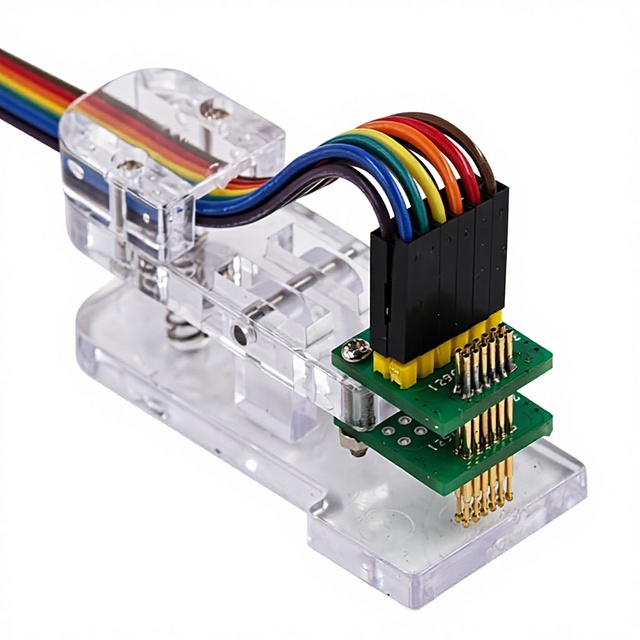 PCB test Clamp 2.00MM Spacing Fixture Probe Program Programming Burning Single Row/double Row Burning