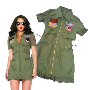 Disfraz de Mujer Estilo Militar de <span class=keywords><strong>la</strong></span> Guerra <span class=keywords><strong>Civil</strong></span> para Halloween, Inspirado en Películas y Series de Televisión, Uniforme de Poliéster para Fiestas y Escenarios - Product Image 1