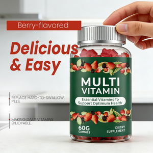 OEM/ODM Kräuter-Obst-Gemüse-Gummis für Allgemeines Wohlbefinden, Vitamin-Gummis für Erwachsene und Kinder, Multivitamin 60 Gummis - Product Image 5