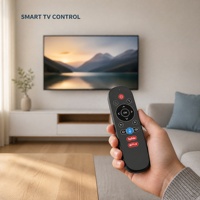 Télécommande universelle sans fil Hostrong Factory OEM ODM RCU 2.4 GHZ avec rétroéclairage pour TV, décodeur, PC W1Plus W1 Plus