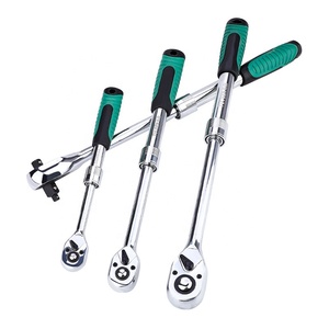 Quick Release <strong>Ratchet</strong> Socket <strong>Wrench</strong> 1/2 Inch <strong>3</strong>/8 Inch 1/<strong>4</strong> Inch Straight Handle Quick <strong>Wrench</strong> 72 Tooth Telescopic <strong>Ratchet</strong> Socket - Product Image 2