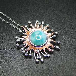 Livraison en 7 jours Bijou en argent sterling 925 Pierres précieuses bleues Larimar Meilleurs endroits pour acheter des bijoux en argent - Product Image 2