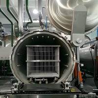 Stérilisateur alimentaire entièrement automatique ANXU et machine de traitement des produits céréaliers et des fruits de mer avec une puissance de 380V 45kw