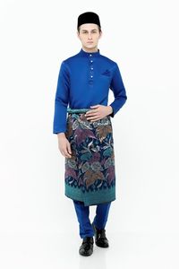 SIPO-ropa musulmana de manga larga con cremallera, conjunto de dos piezas modesto con cuello alto y 4 botones - Product Image 3