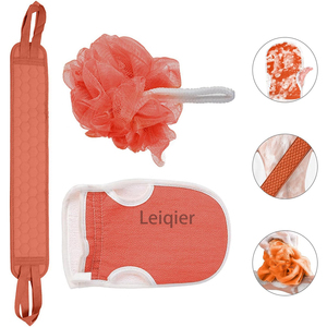 Gant de <span class=keywords><strong>Douche</strong></span> Exfoliant Personnalisé avec Logo, Éponge de Bain en Maille, Kit d'Outils de Bain pour le Corps (Femmes, Hommes, Enfants) - Product Image 3