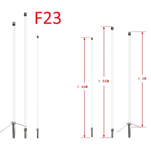 เสาอากาศฐาน F23 F23H Diamonds สำหรับสถานีวิทยุ VHF 144-174MHz ทำจากไฟเบอร์กลาส - Product Image 2