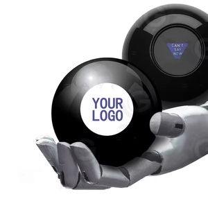 <span class=keywords><strong>Bola</strong></span> Mágica OEM de Fábrica con Logotipo Personalizado, Juguete de <span class=keywords><strong>Bola</strong></span> Misteriosa de ABS, <span class=keywords><strong>Bola</strong></span> de Adivinación Personalizada, Venta al por Mayor, Regalo Portátil - Product Image 2