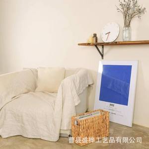 Water Hyacinth Woven <b>Storage</b> <b>Basket</b> Rectangle <b>Large</b> Capacity Handmade Toy Organizer Living Room Decoration - Product Image 1